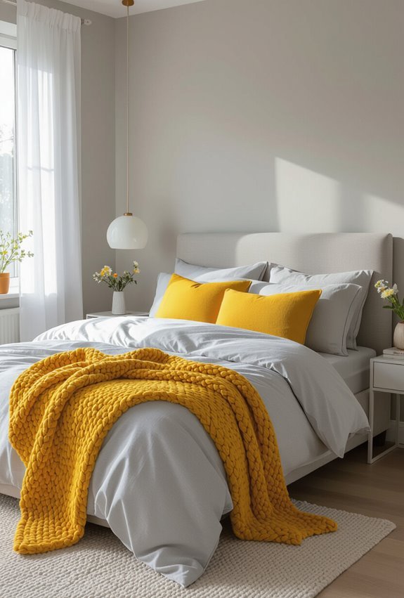 calm gray sunny yellow