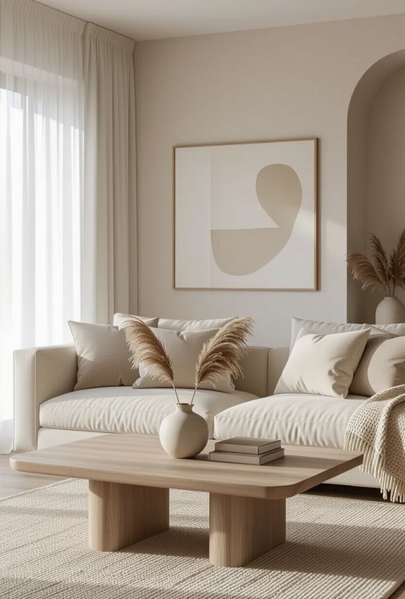 calm neutral foundation for interiors