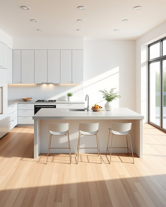 calm ordered minimalist kitchen