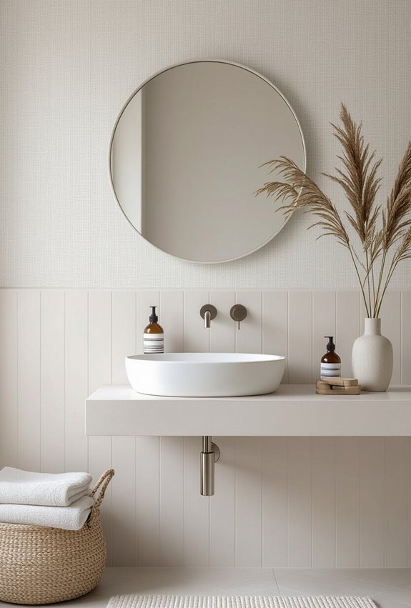 calm textured monochrome minimalist palette