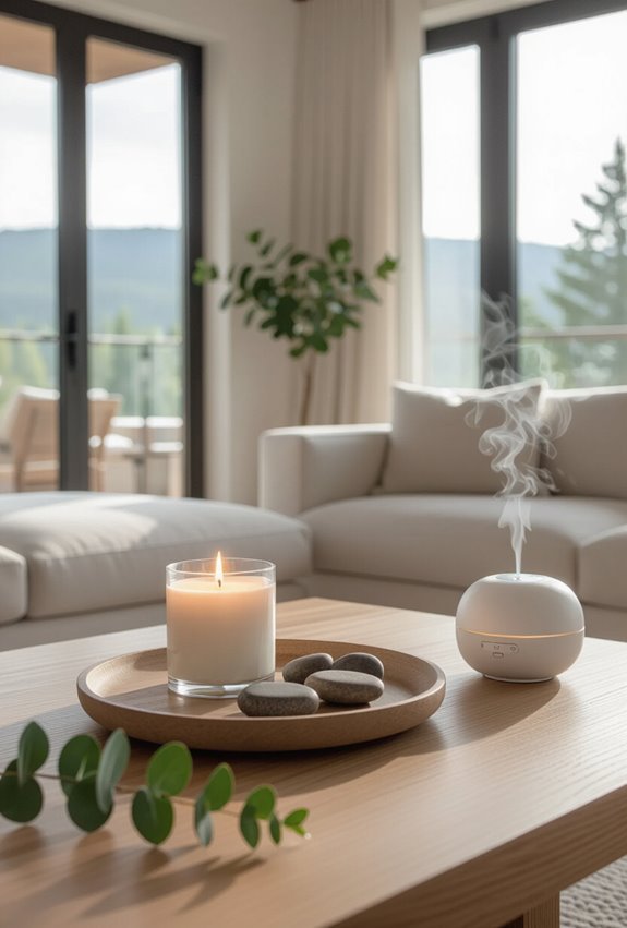 calming aromatherapy for living room