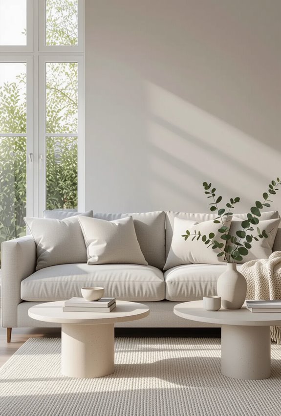 calming grey and cream sophistication