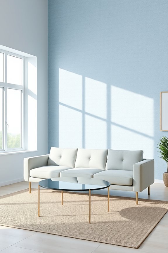 calming minimalist blue designs
