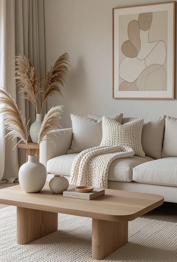 calming neutral tones for serenity