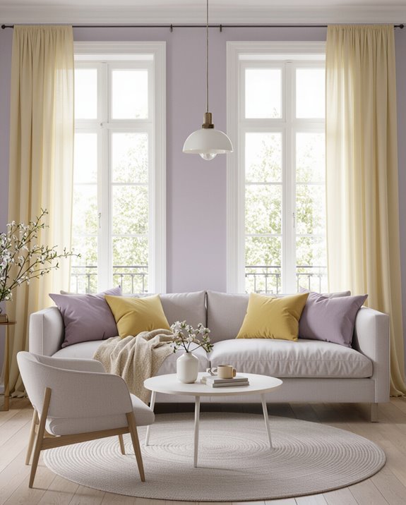 calming pastel color combination
