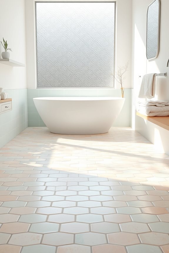 calming soft pastel palette