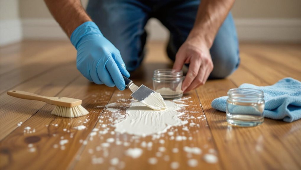 careful paint removal process