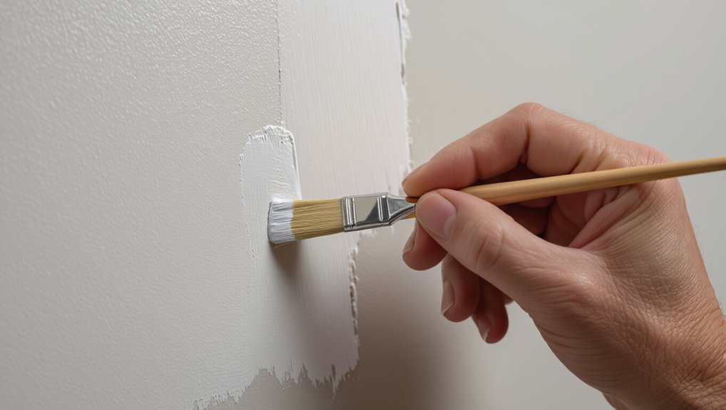 careful touch up technique
