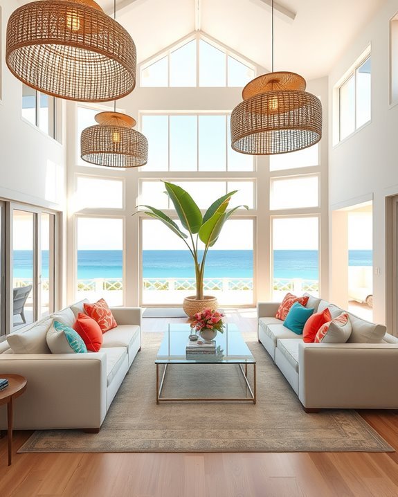 caribbean inspired statement lighting