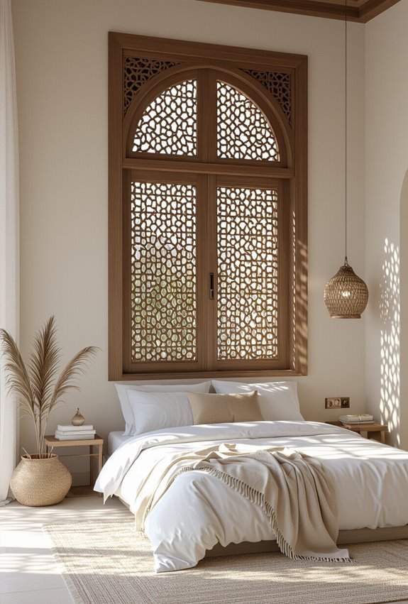 carved mashrabiya privacy screens