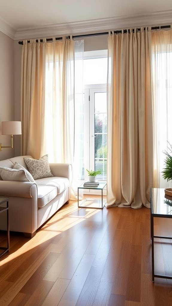 casual elegance in curtains
