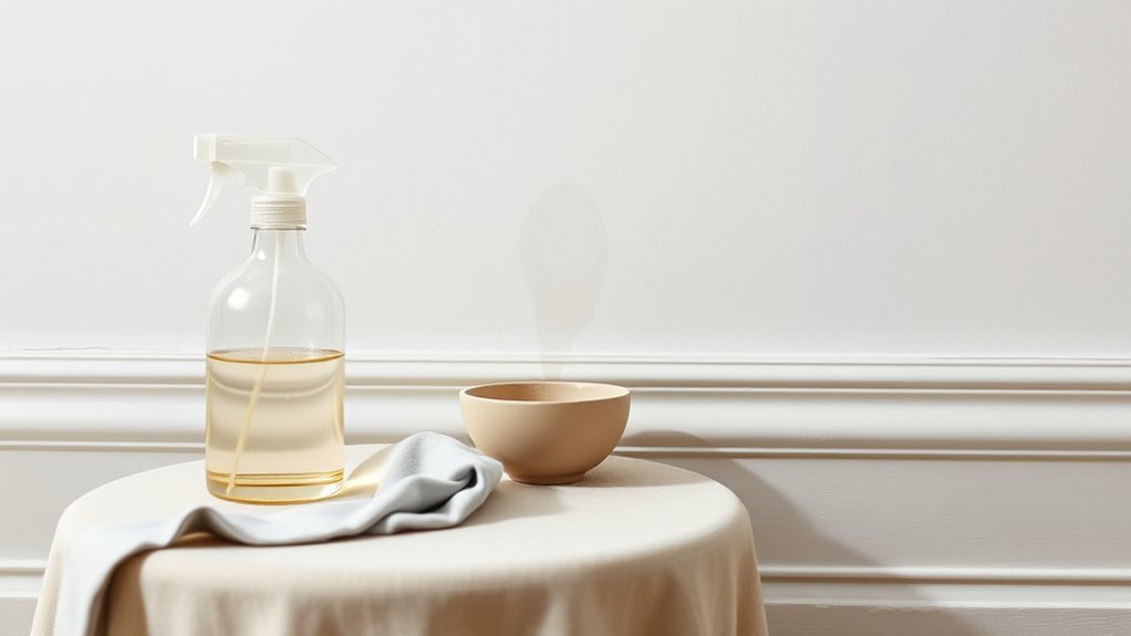 cautious vinegar use advised