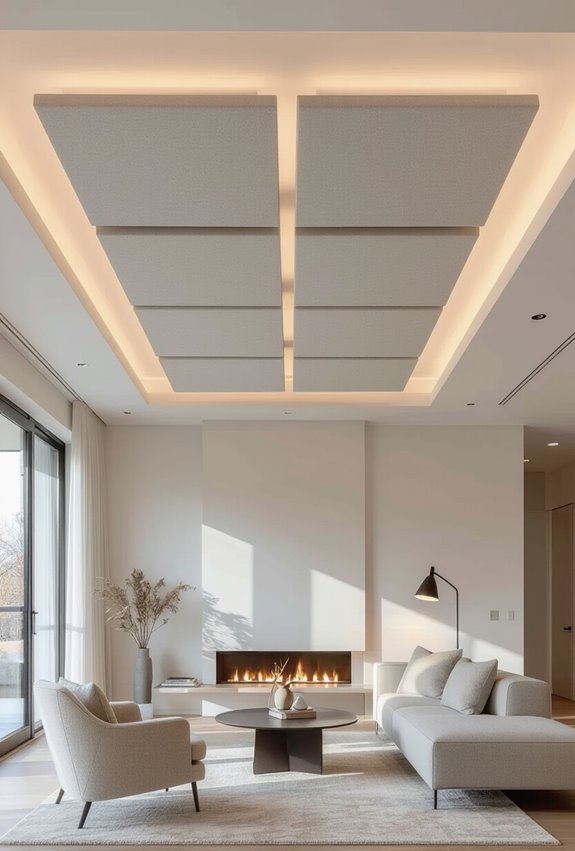 ceiling acoustic art panels