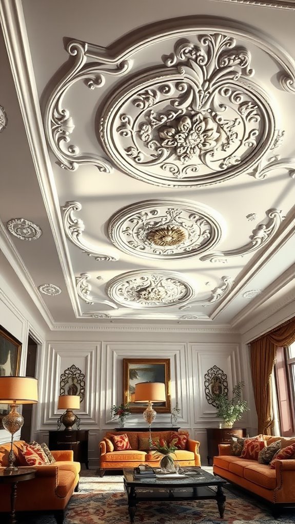 ceiling decor with elegance