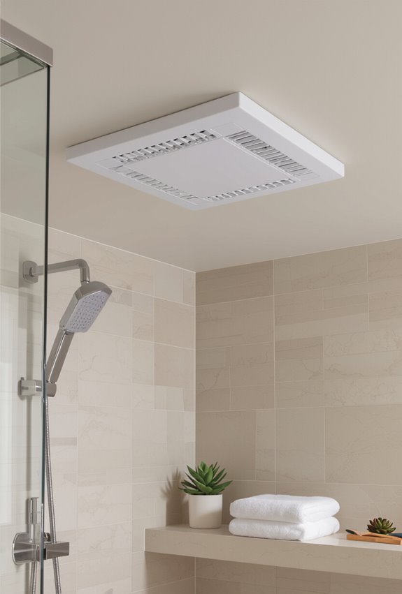 ceiling exhaust fan placement