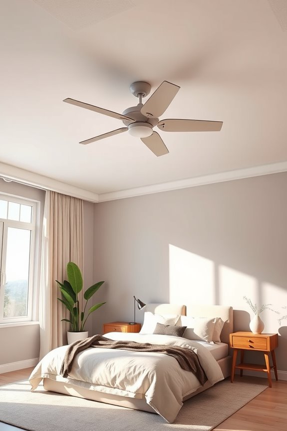 ceiling fan color coordination