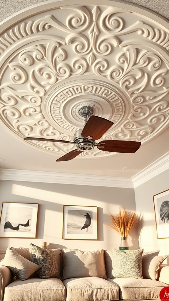 ceiling medallion fan pairing