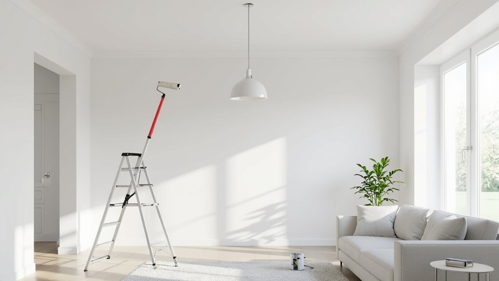 ceiling paint drying times