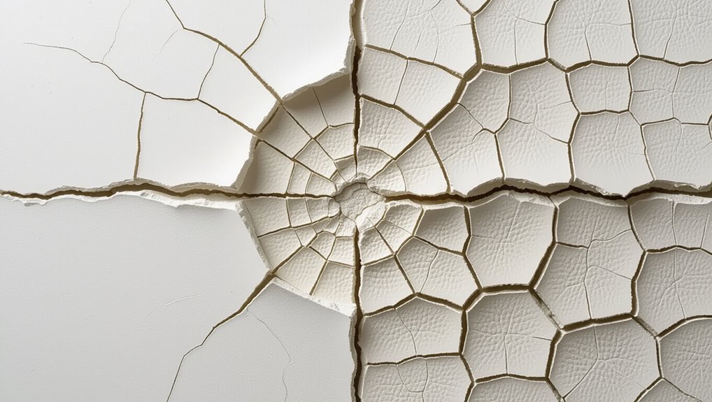 ceiling paint failure patterns