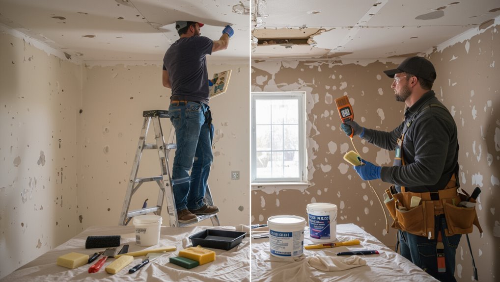ceiling paint repair checklist