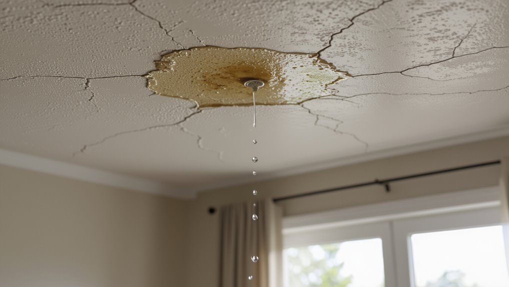 ceiling symptoms indicate leaks
