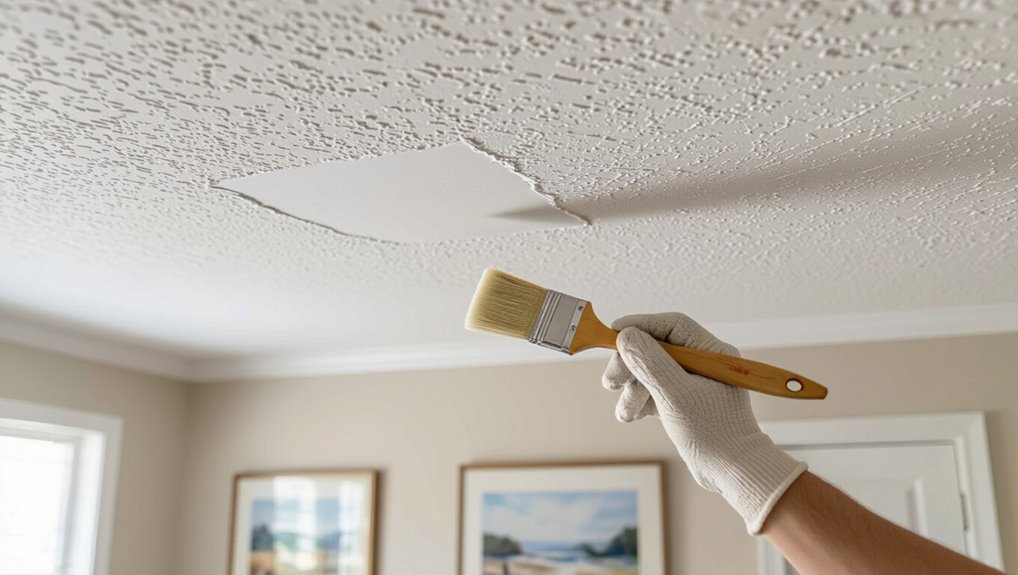 ceiling touch up repair techniques