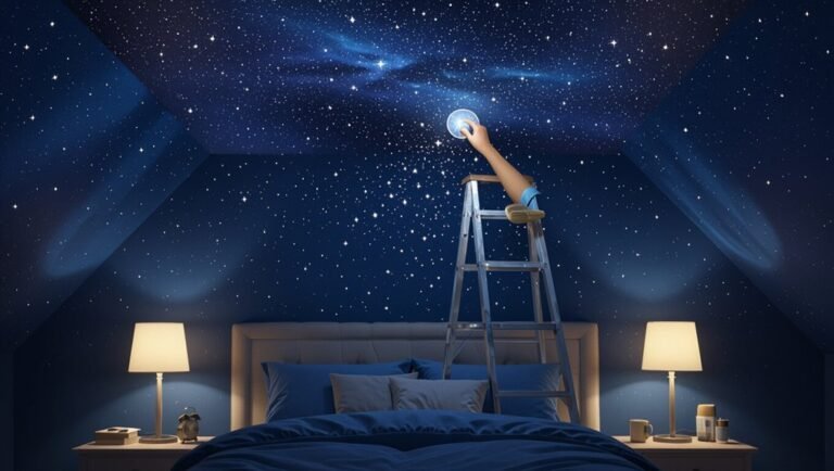 celestial ceiling star painting