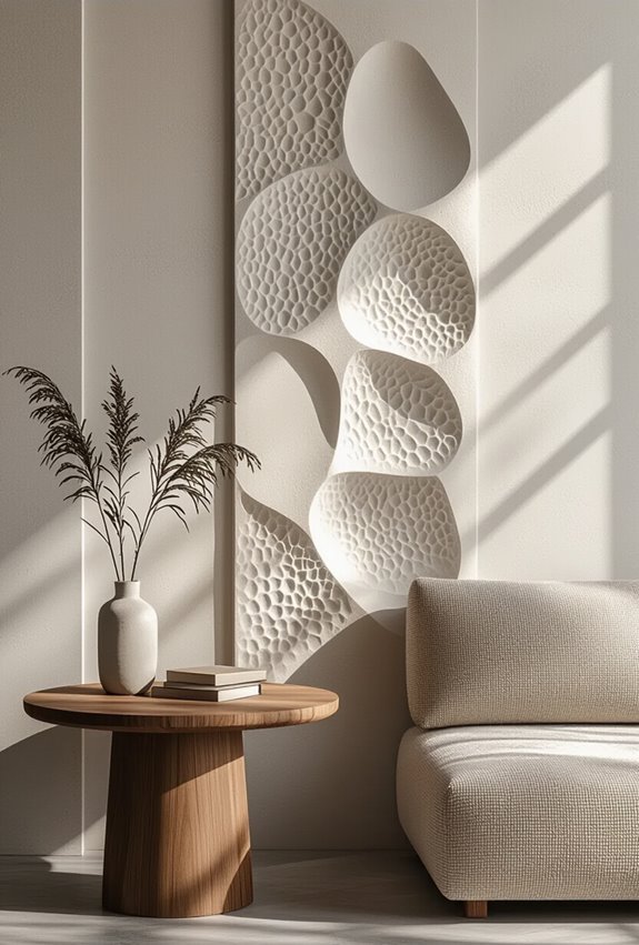 cement plaster relief murals