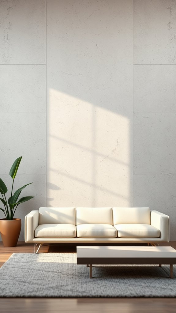 cement plaster statement wall
