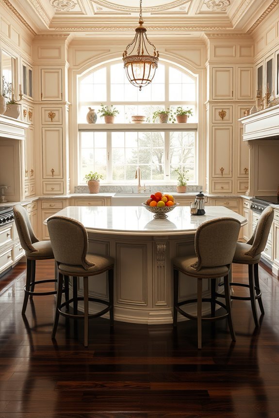 central island enhances kitchens