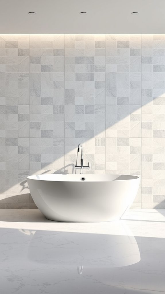 ceramic accent wall ideas