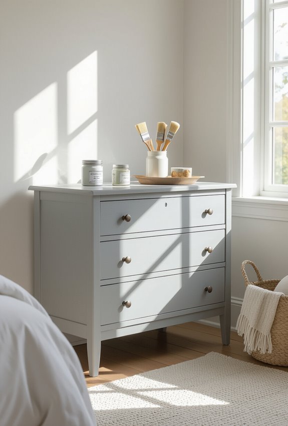 chalk painted customizable kids dresser