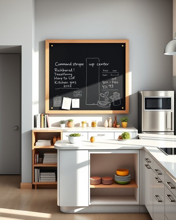 chalkboard command center organization