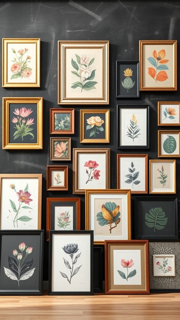 chalkboard gallery wall creativity
