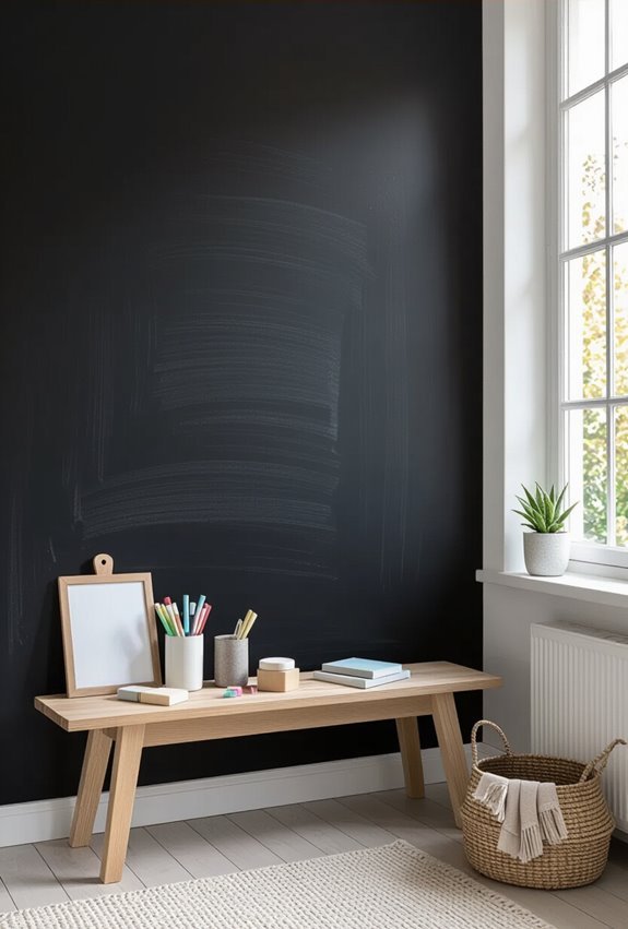 chalkboard or magnetic whiteboard