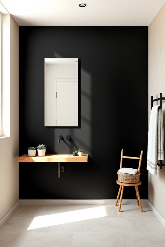 chalkboard paint for bathrooms
