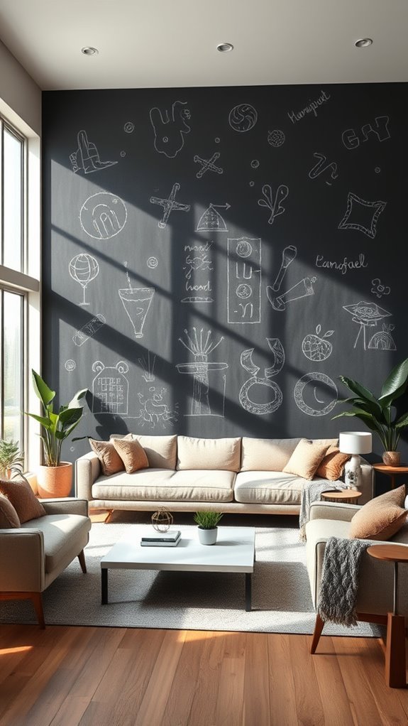chalkboard paint for creativity