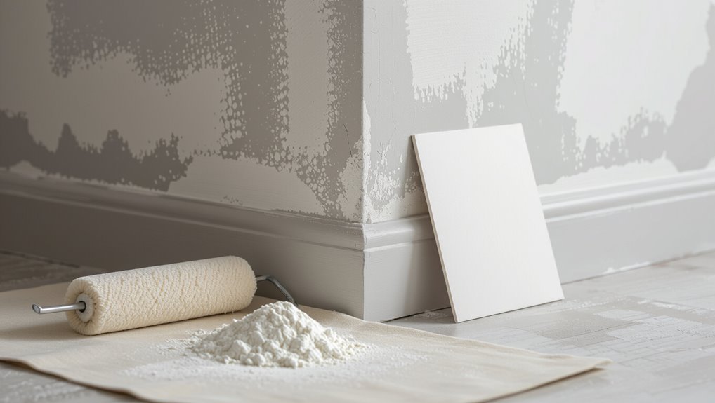 chalky paint indicates deterioration