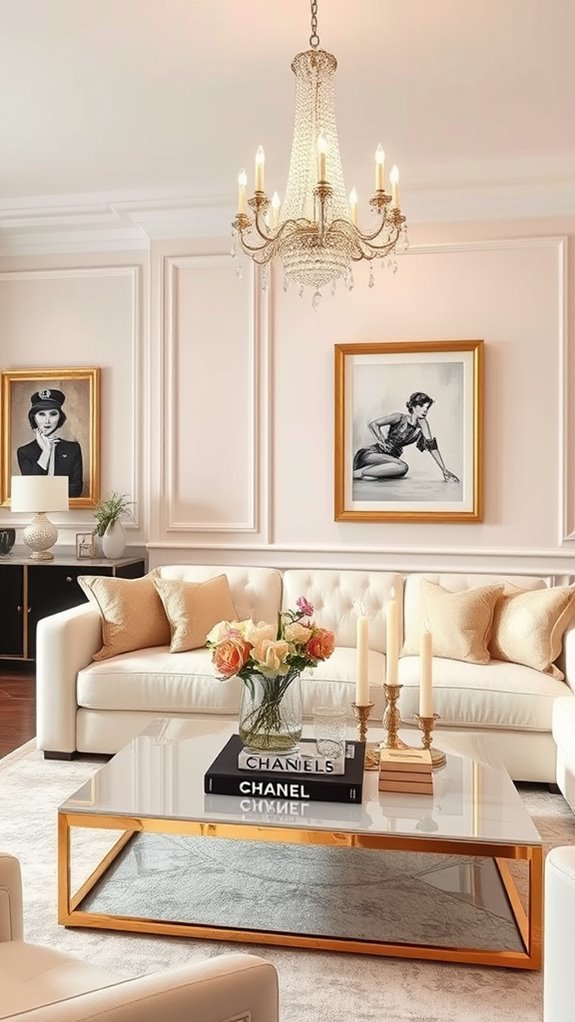 chanel inspired color palette wash