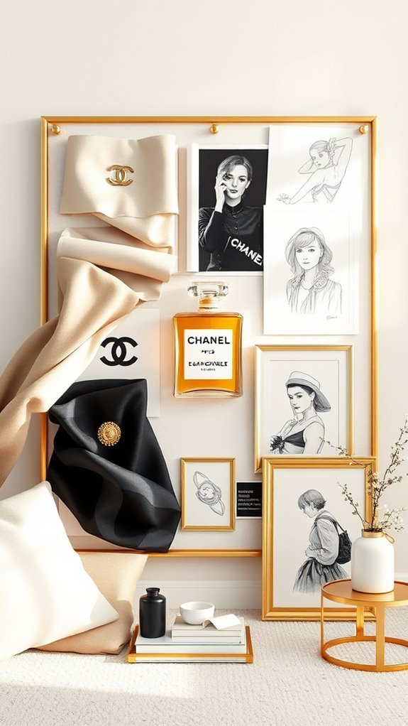 chanel inspired decor visualization