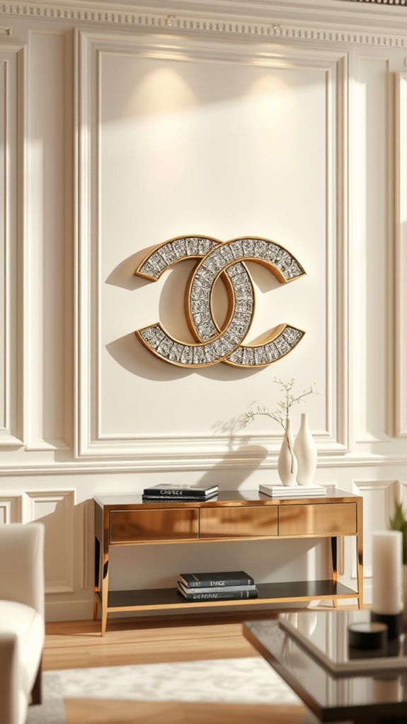 chanel inspired wall sculpture tips