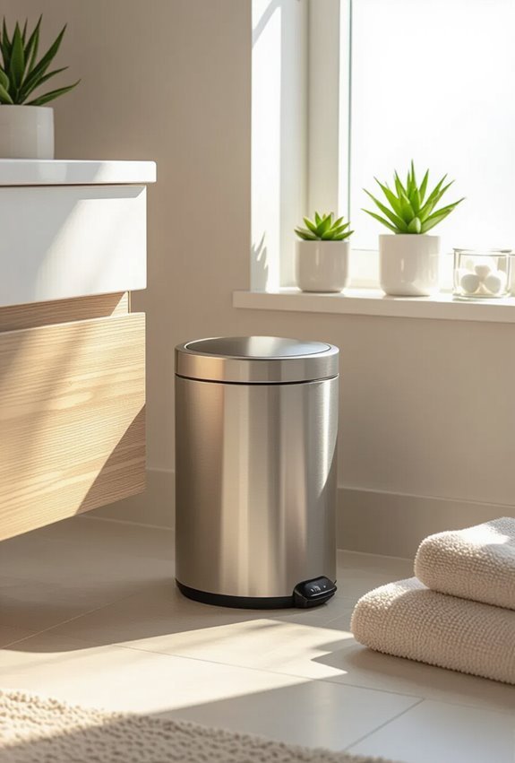 charcoal filtered odor control bins