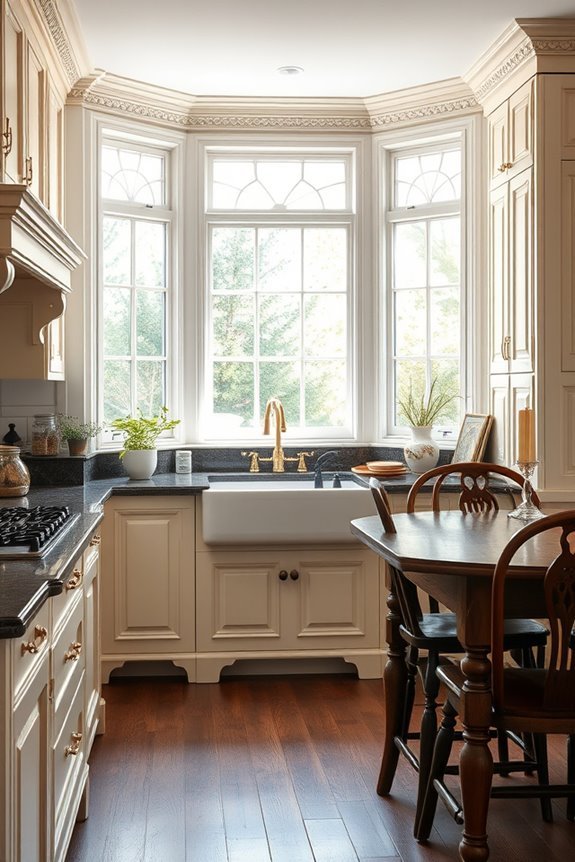 charming bay window seating