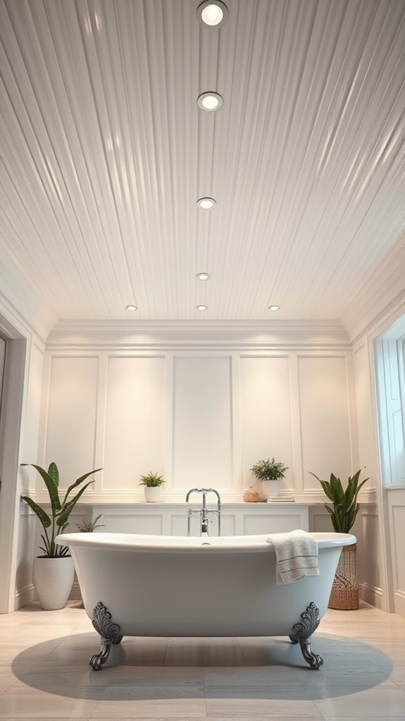 charming beadboard ceiling panels