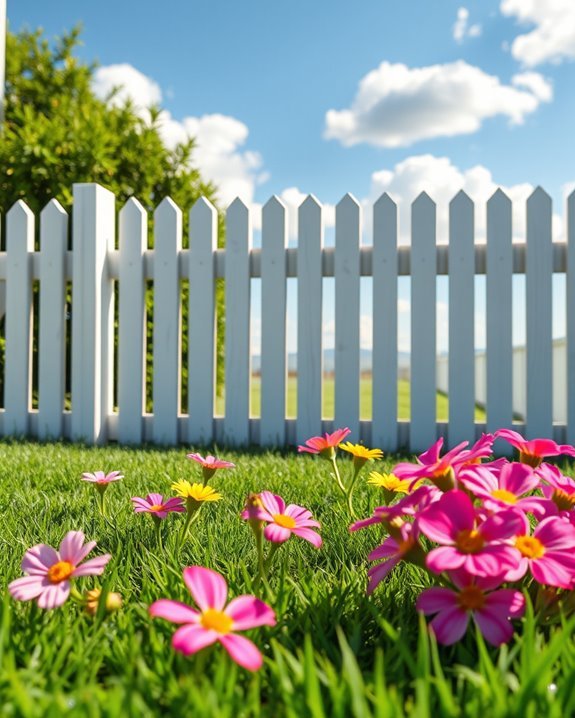 charming durable backyard fence