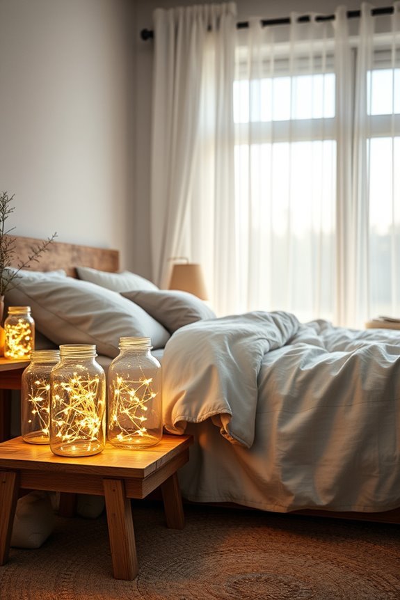 charming glass jar lights