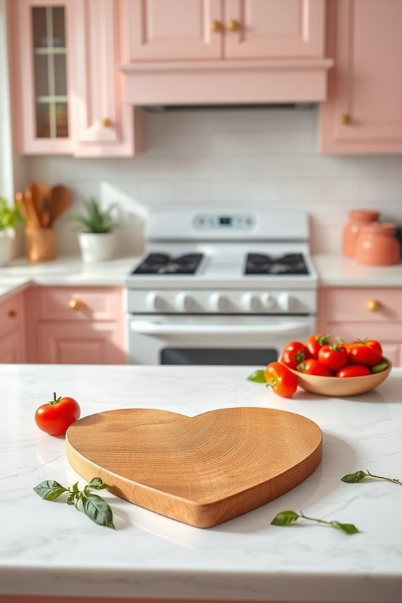 charming heart shaped cutting boards