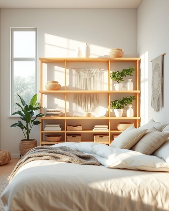 charming open shelving arrangements