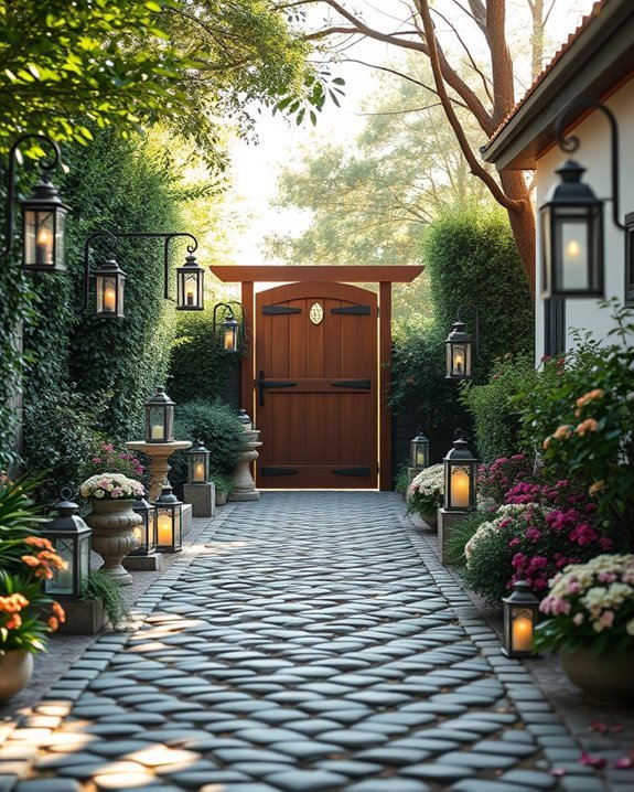 charming outdoor decorative lighting