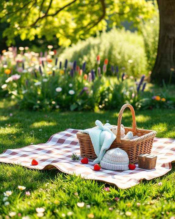 charming outdoor family picnic